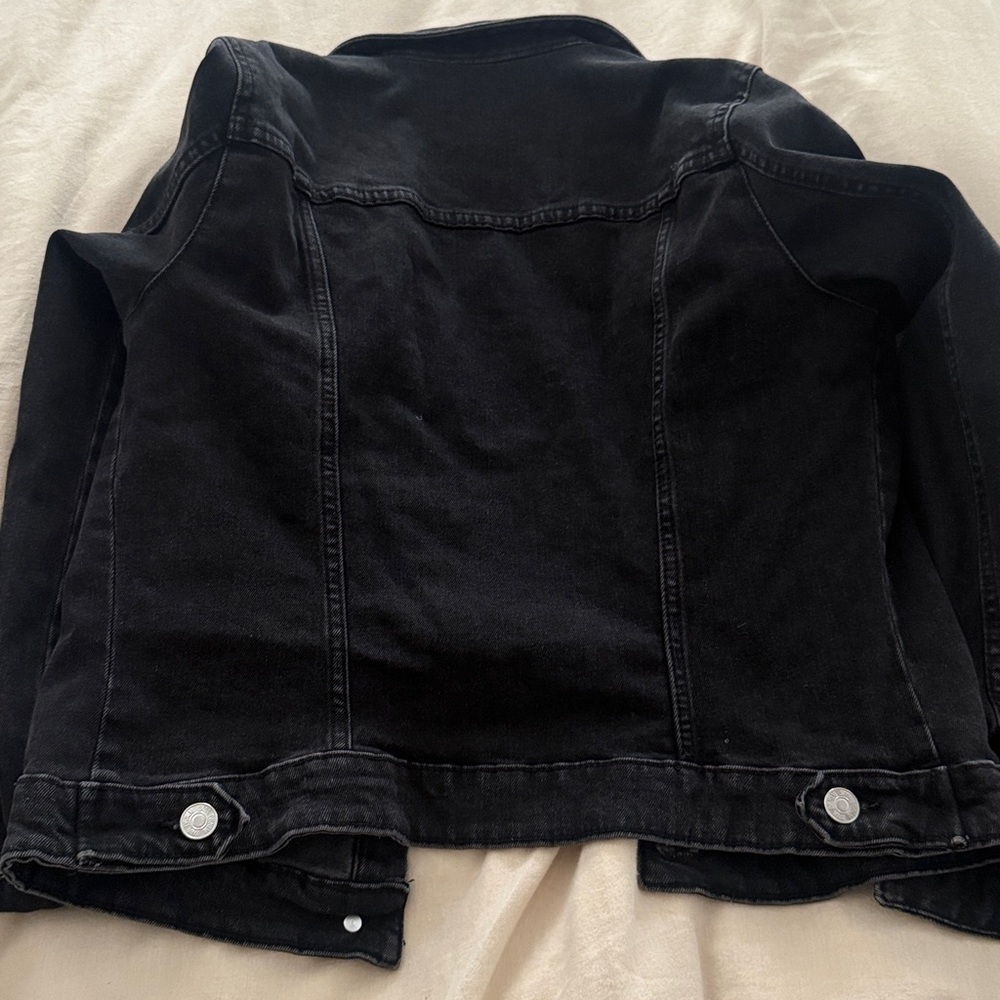 Zara Charcoal Denim Jacket - Picture 6 of 6